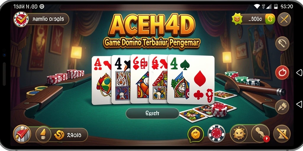 Tampilan gameplay ACEH4D yang seru dan menantang.