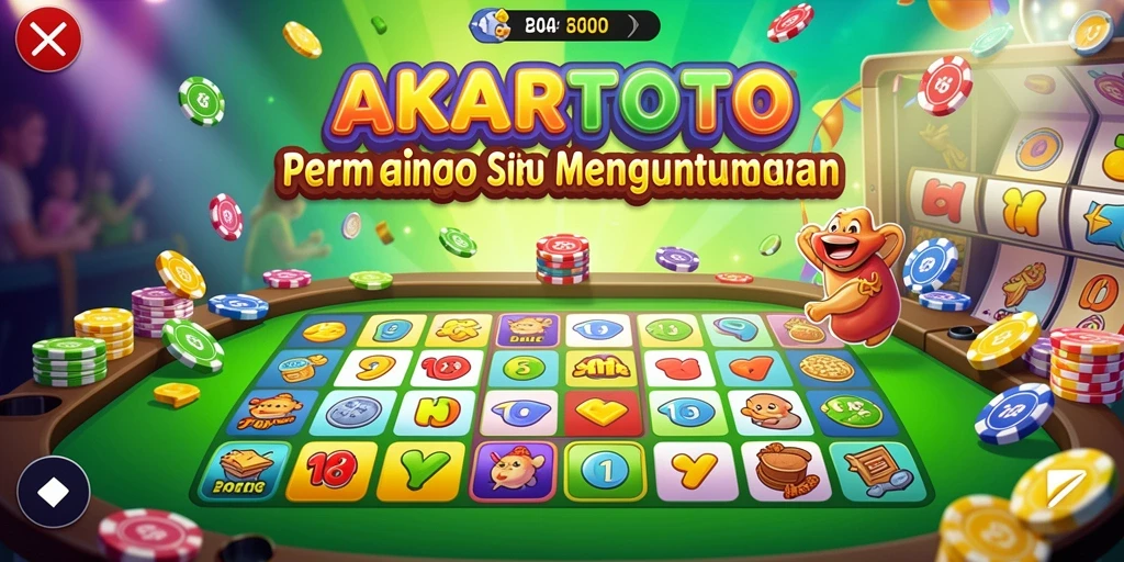 Gameplay menarik Bingo di AKARTOTO dengan fitur interaktif.