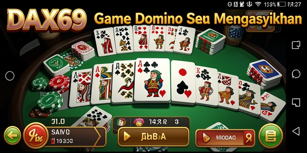 Tampilan gameplay DAX69 yang penuh warna dan menarik.