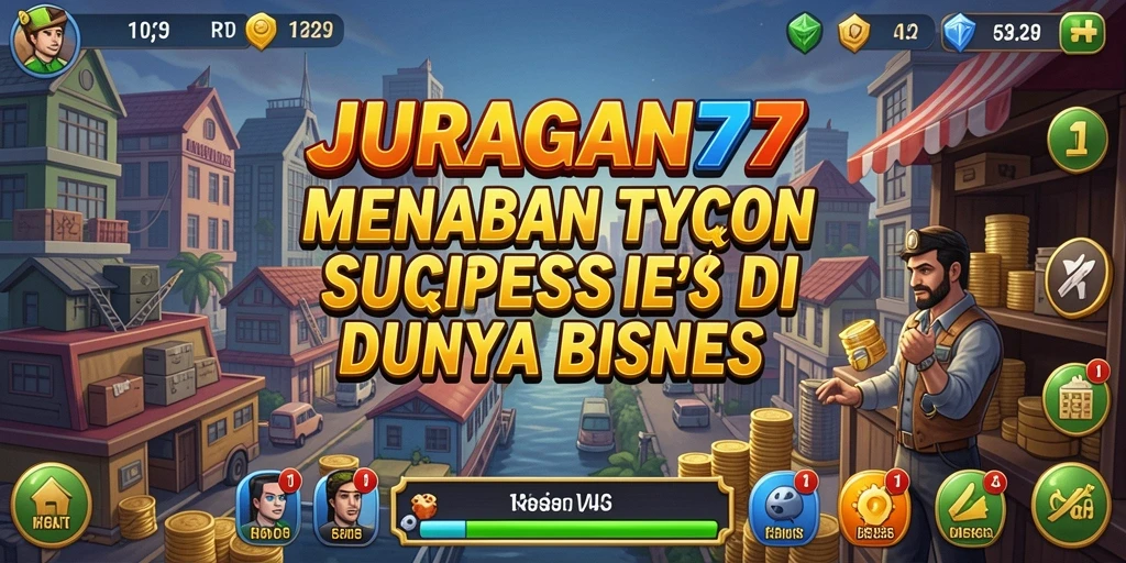 Tangkapan layar utama menampilkan gameplay unik dari JURAGAN77.