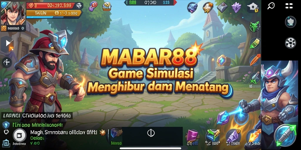 Tampilan gameplay MABAR88 yang realistis dan menarik.
