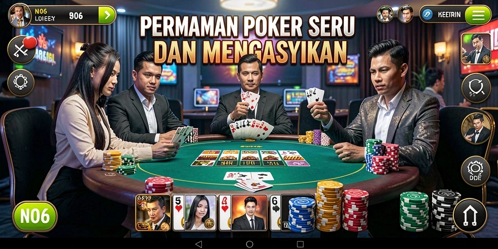 Tampilan gameplay seru dan mendebarkan dari N06 dengan pemain aktif.