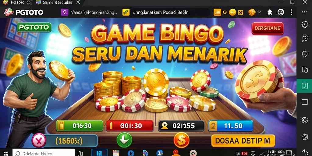 Tampilan utama game Bingo PGTOTO dengan gameplay yang mengasyikkan.