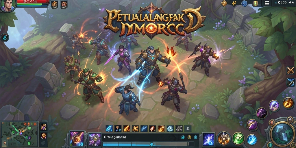 Tangkapan layar gameplay X78 menampilkan petualangan seru di dunia MMORPG.